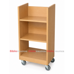 Carro Portalibros de Madera